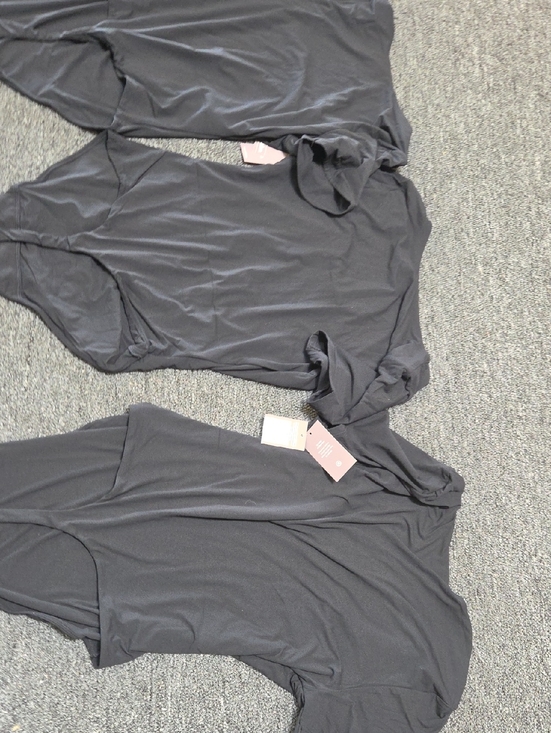 Auden Tops - (#1C) Auden Black Short Sleeve Bodysuit